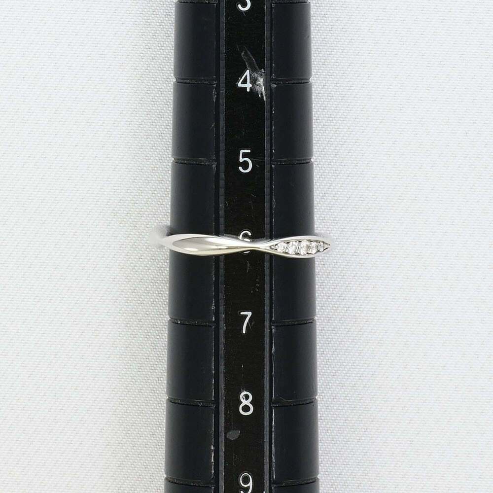 Chanel Authentic Silver Diamond Ring - image 8